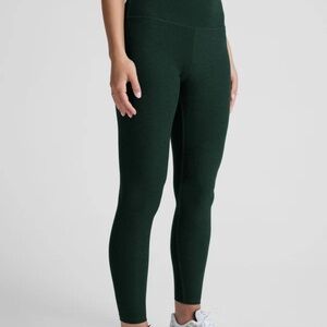 Spacedye Caught In The Midi High Waisted Legging Dark Spruce Green Heather LG
